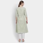 Ladies' 100% Cotton Kurta, Light Green, small image number null