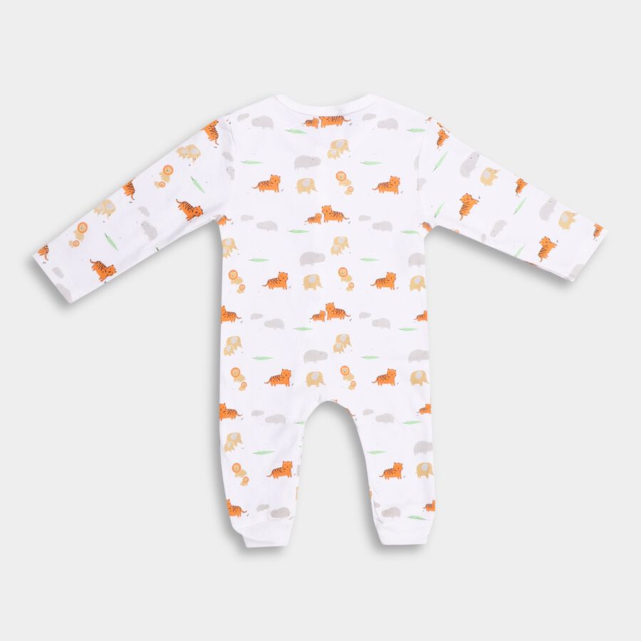 Infant's 100% Cotton Bodysuit, सफ़ेद, large image number null
