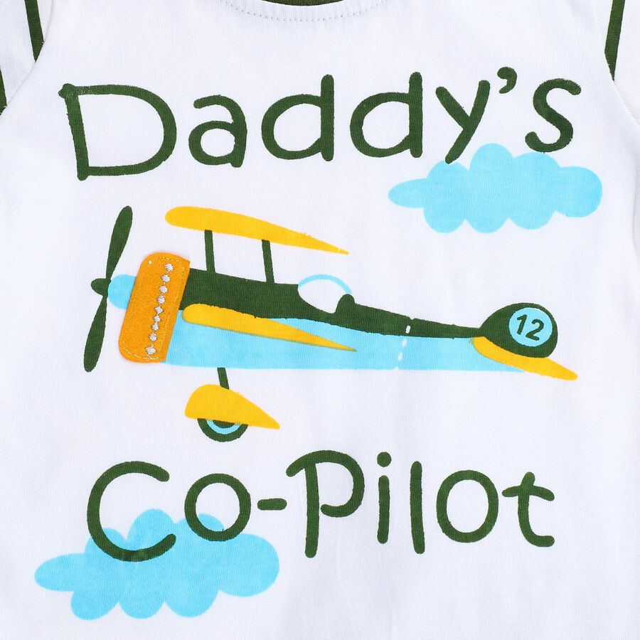 Infants' 100% Cotton Baba Suit, ओलिव, large image number null