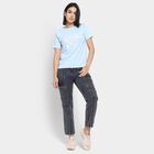 Ladies' 100% Cotton Jeans, Light Grey, small image number null