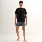 Men's Inner Elastic Boxers , Black, small image number null