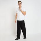 Men's 100% Cotton Collared Half Sleeves T-Shirt, White, small image number null