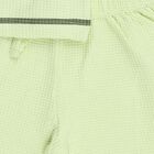 Infants' Light Green Cotton Henley Neck Striped Baba Suit, हल्का हरा, small