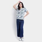Cotton Round Neck T-Shirt, Light Green, small image number null