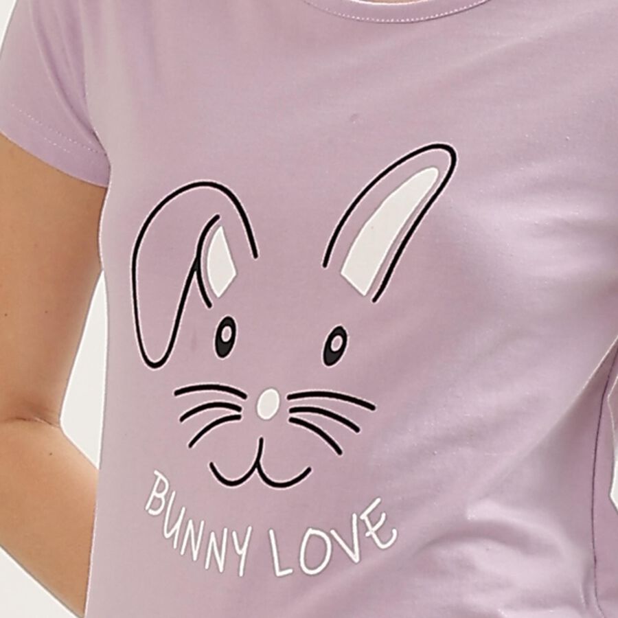 Ladies' Night Suit , लाइलेक, large image number null