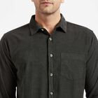 Cotton Solid Casual Shirt, Olive, small image number null