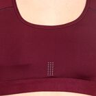 Ladies' Skinny Sports Bra, Wine, small image number null