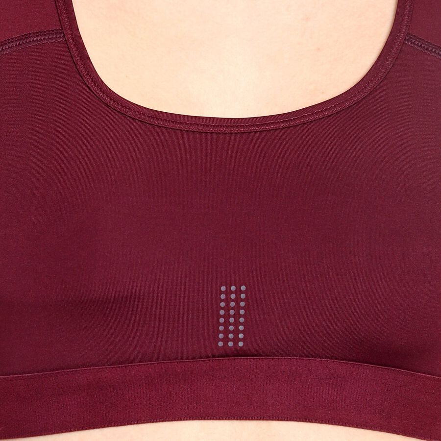 Ladies' Skinny Sports Bra, Wine, large image number null