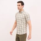 Men's 100% Cotton Regular Collar Casual Shirt, Olive, small image number null