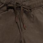 Boys' Dark Olive Green Regular Fit Cargo Trousers, Olive, small image number null