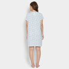 All Over Print Knee Length Women, हल्का नीला, small image number null
