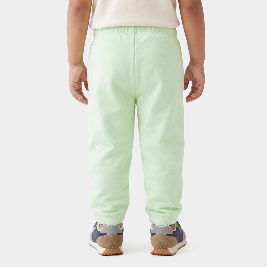 Boys Mint Green Jogger Fit Bunny Printed Pyjama, Light Green, large