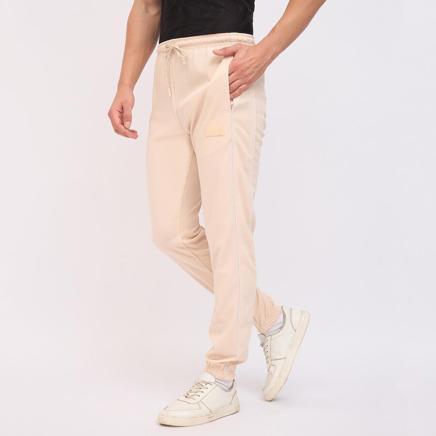 Men's Active Track Pants, Ecru Melange, large image number null