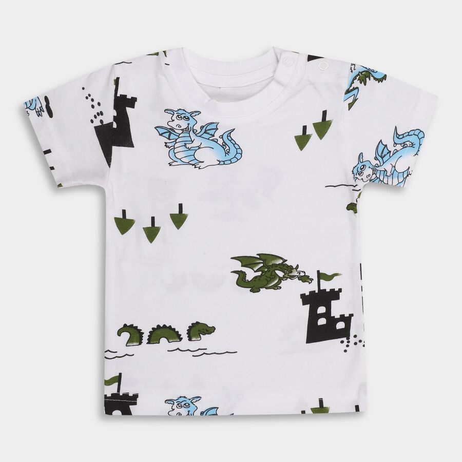 Infants' 100% Cotton T-Shirt, Olive, large image number null