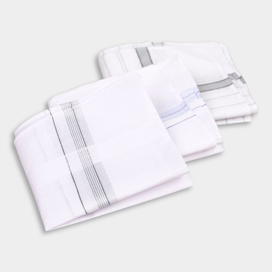 Men's Hanky, White, large image number null