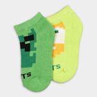 Boys' Socks (Pack of 2), Light Green, small