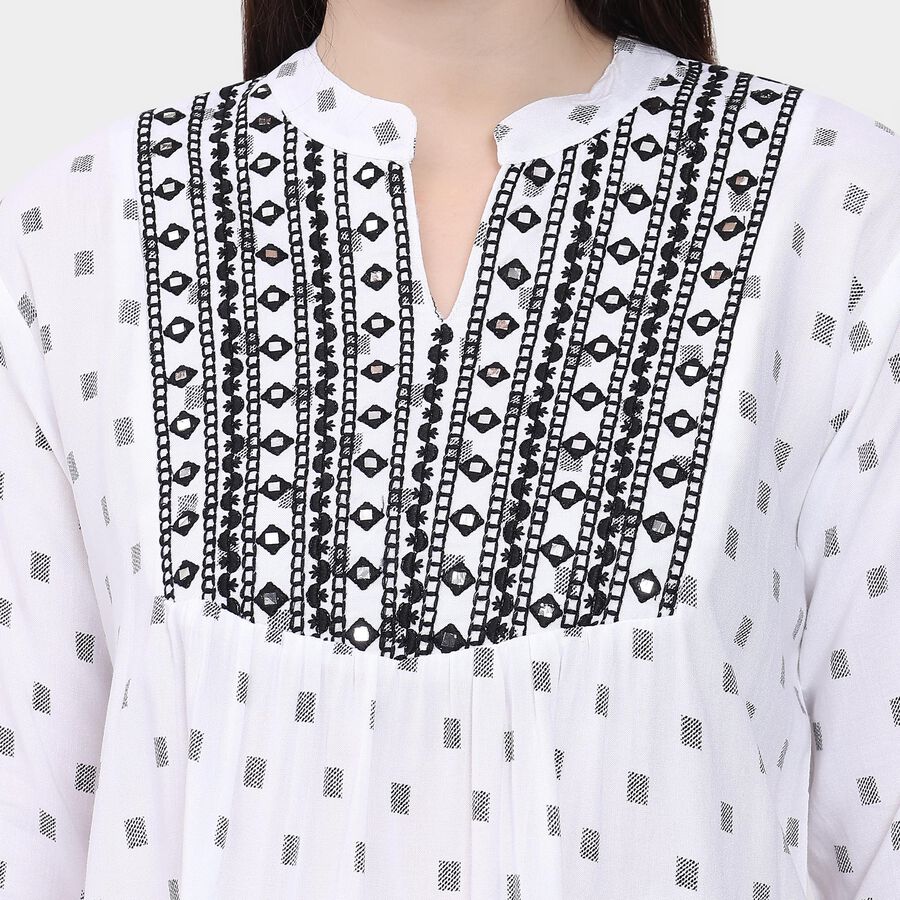 Ladies' Kurta , Off White, large image number null
