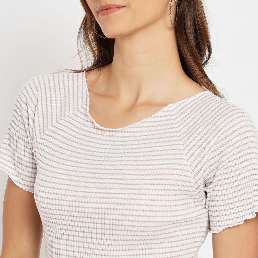 Ladies'  Crop  Top, Pink, large image number null