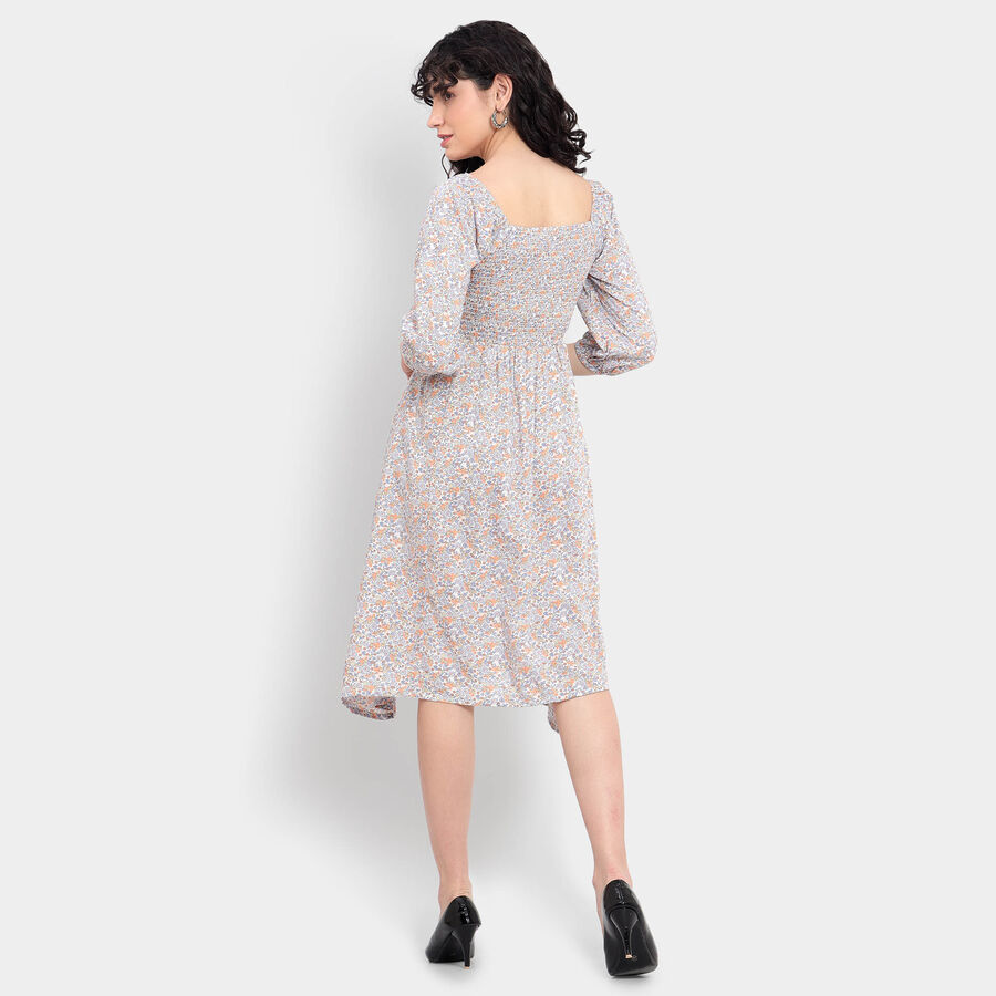 All Over Print Dress, ऑफ व्हाइट, large image number null