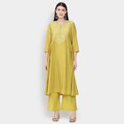 Ladies' Kurta Pyjama Set with Dupatta, ओलिव, small image number null