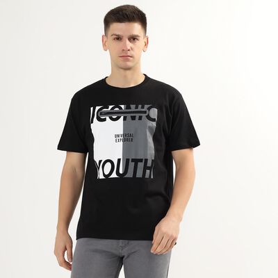 Men's 100% Cotton Round Neck Half Sleeves T-Shirt