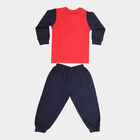 Infants Cotton Baba Suit, Red, small image number null