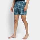 Men's 100% Cotton Boxers, Dark Green, small