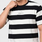 Men's Navy Blue Round Neck Regular T-Shirt, Navy Blue, small