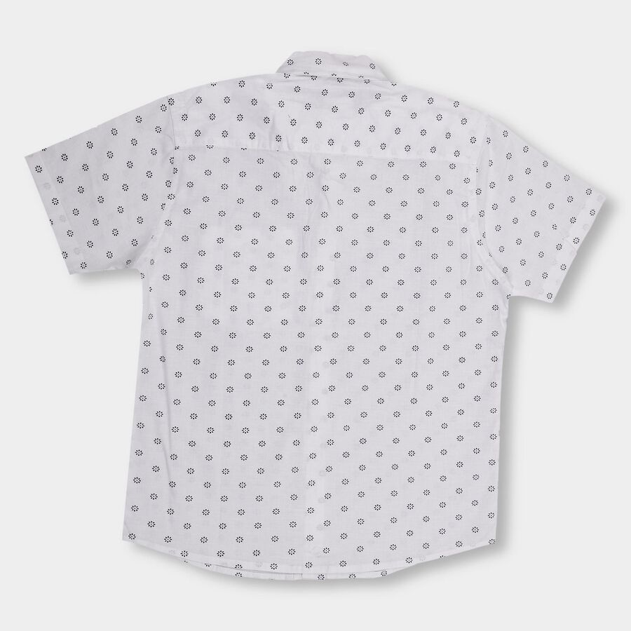 Boys' 100% Cotton Casual Shirt , White, large image number null