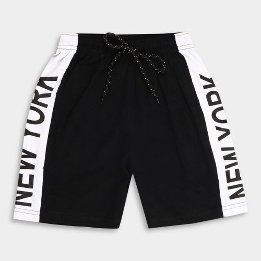 Boys' Bermudas, Black, large image number null