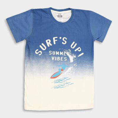 Boys' 100% Cotton Half Sleeves T-Shirt 