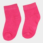Girls Ankle Length Socks, Fuchsia, small image number null