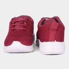 Girls' Pink Lace-Up Sneakers, Pink, small