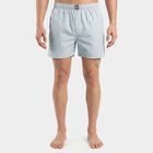 Men's Grey Classic Fit Boxers, हल्का ग्रे, small