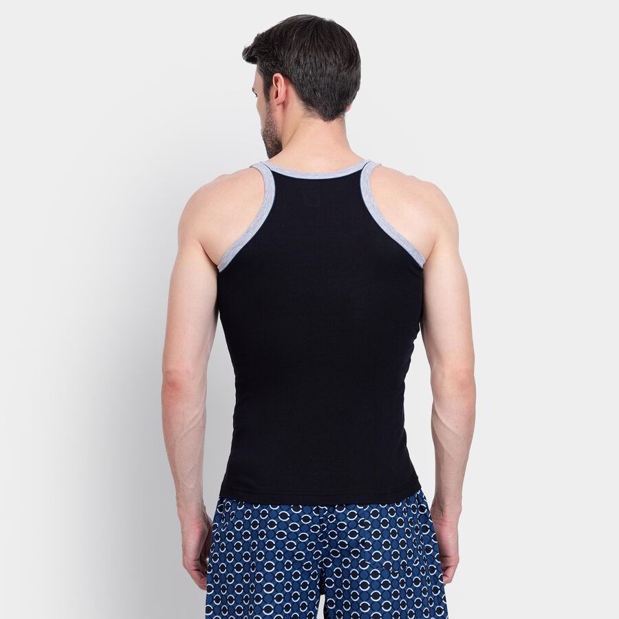 Men's Cotton Gym T-Shirt, Black, large image number null