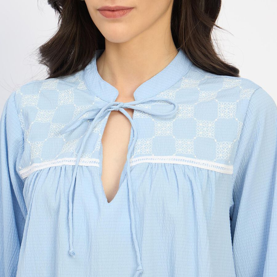 Ladies' Top, हल्का नीला, large