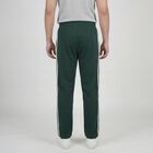 Men's Dark Grey Regular Fit Track Pants, गहरा हरा, small