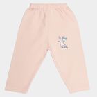 Infants Cotton Printed Pyjama, Peach, small image number null