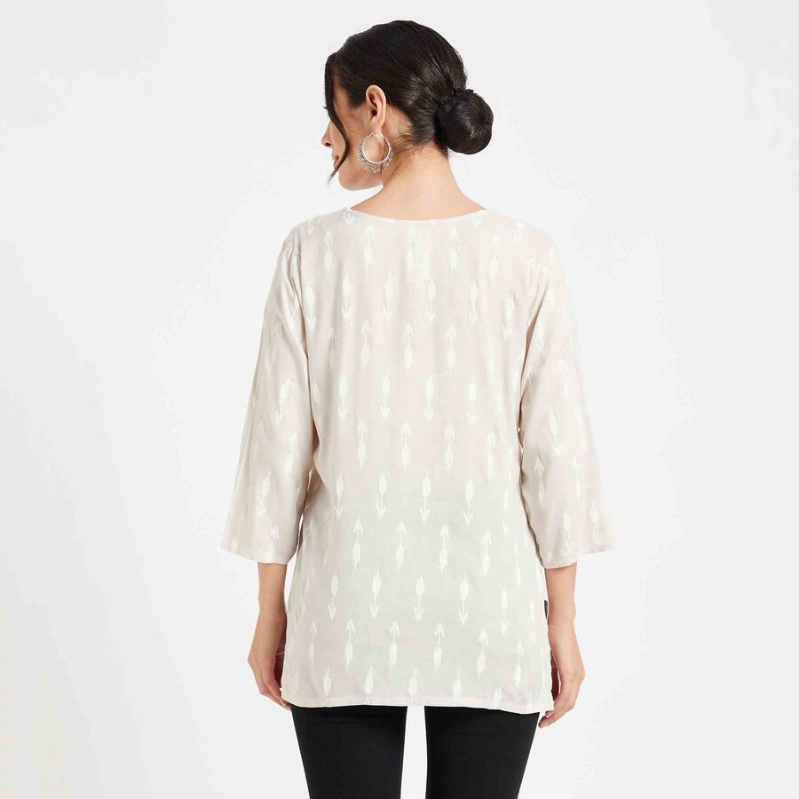Printed Kurti, Beige, large image number null