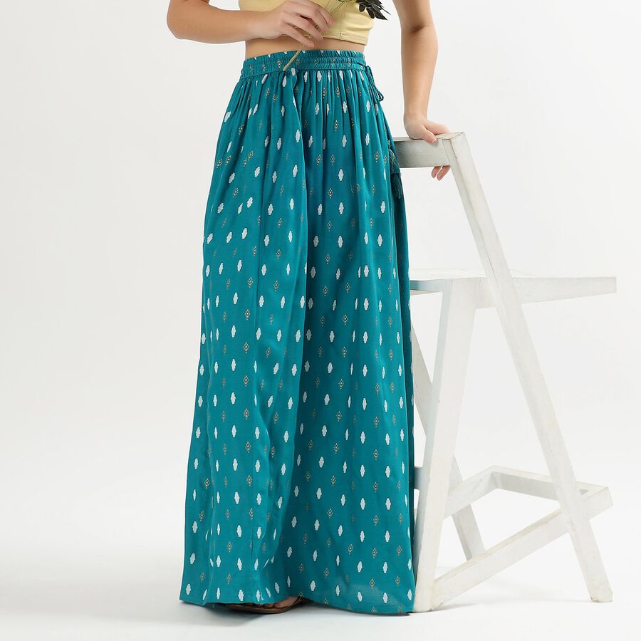 Ladies' Lehenga Skirt, Dark Green, large image number null