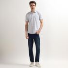 Men's 100% Cotton Regular Collar Casual Shirt, Light Grey, small image number null