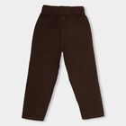 Boys' 100% Cotton Trousers, Brown, small image number null