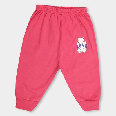 Infants' Bright Pink Jogger Fit Elasticated Pyjama