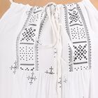 Women's Multicolor Empire Waist Sleeveless Dress, Off White, small image number null