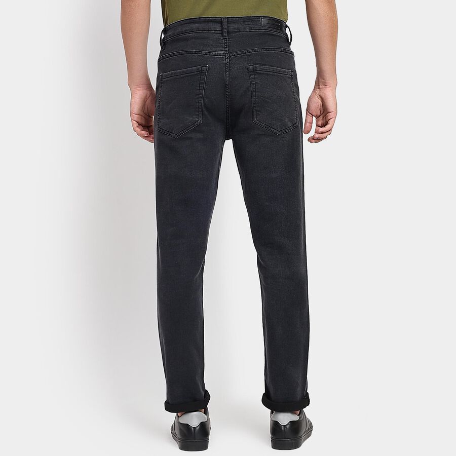 Men's Slim Fit Jeans, गहरा ग्रे, large image number null