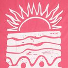 Girls' T-Shirt, गुलाबी, small