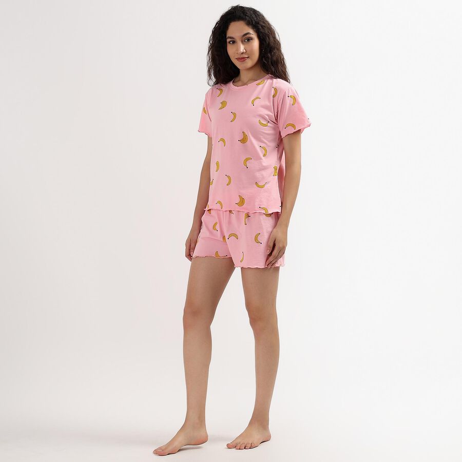 Ladies' Night Suit , Light Pink, large image number null
