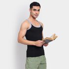 Men's 100% Cotton Gym T-Shirt , काला, small