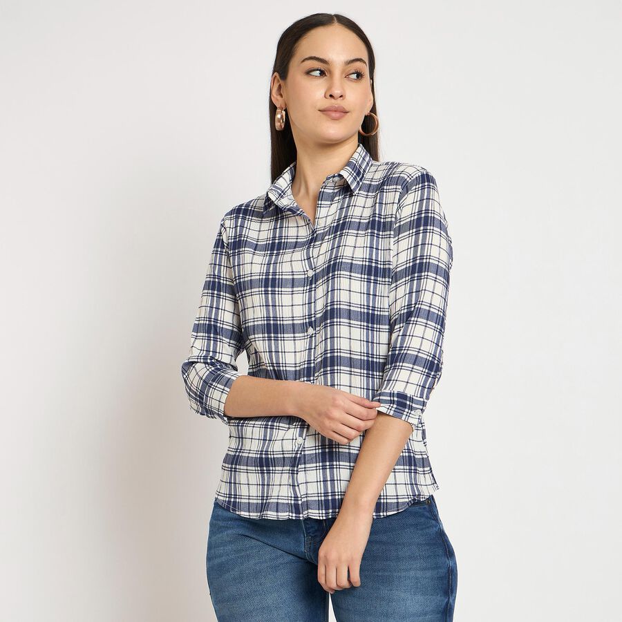 Ladies' Shirt , ऑफ व्हाइट, large image number null