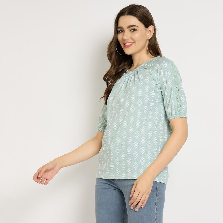 Ladies' Cotton Top, Light Green, large image number null